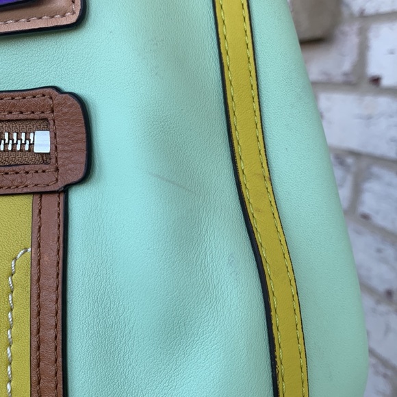 Coach Hallie Candied Aqua Handbag - Picture 3 of 10